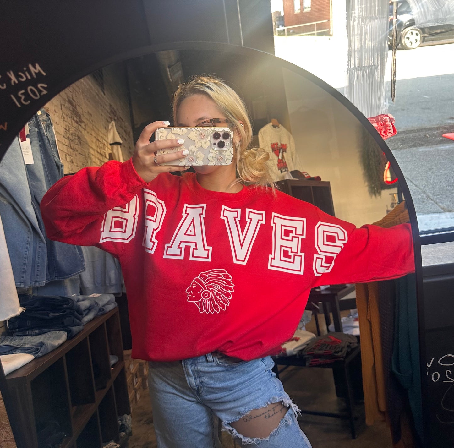 Big Spirit Sweatshirt White Design (preorder)