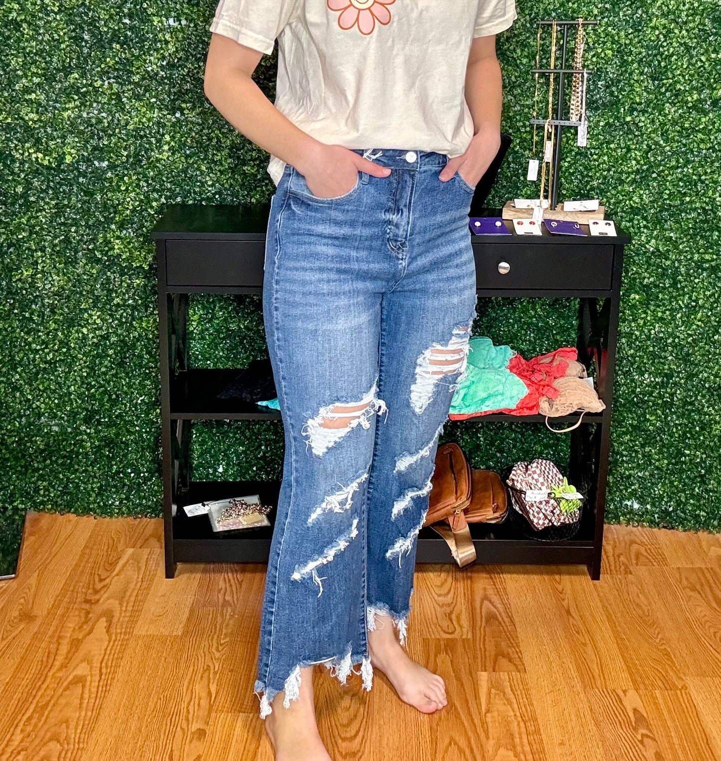 “The Man” distressed Jean by Blakeley