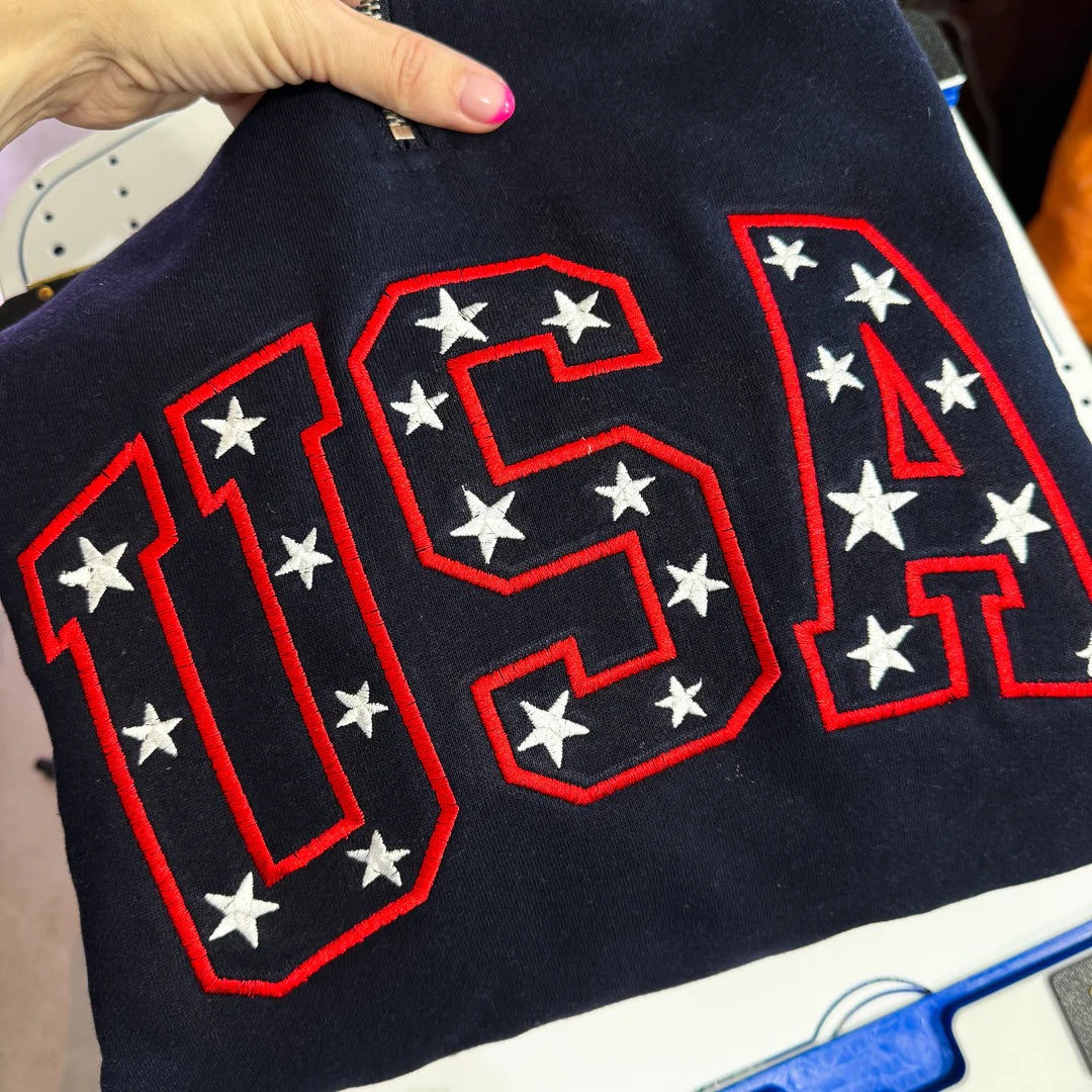USA quarter zip - preorder