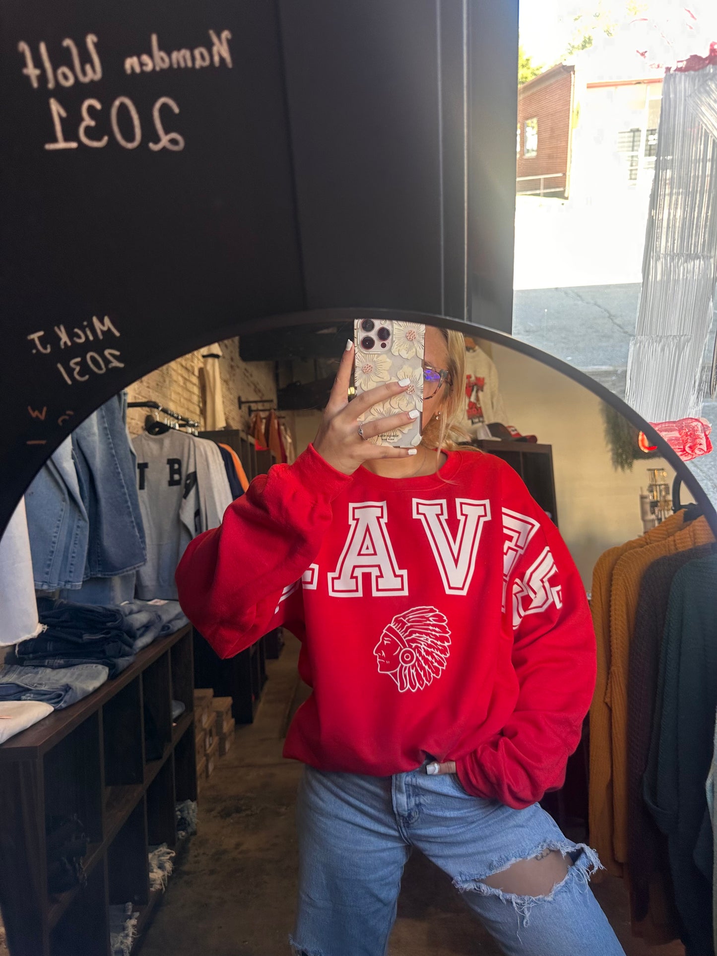 Big Spirit Sweatshirt White Design (preorder)