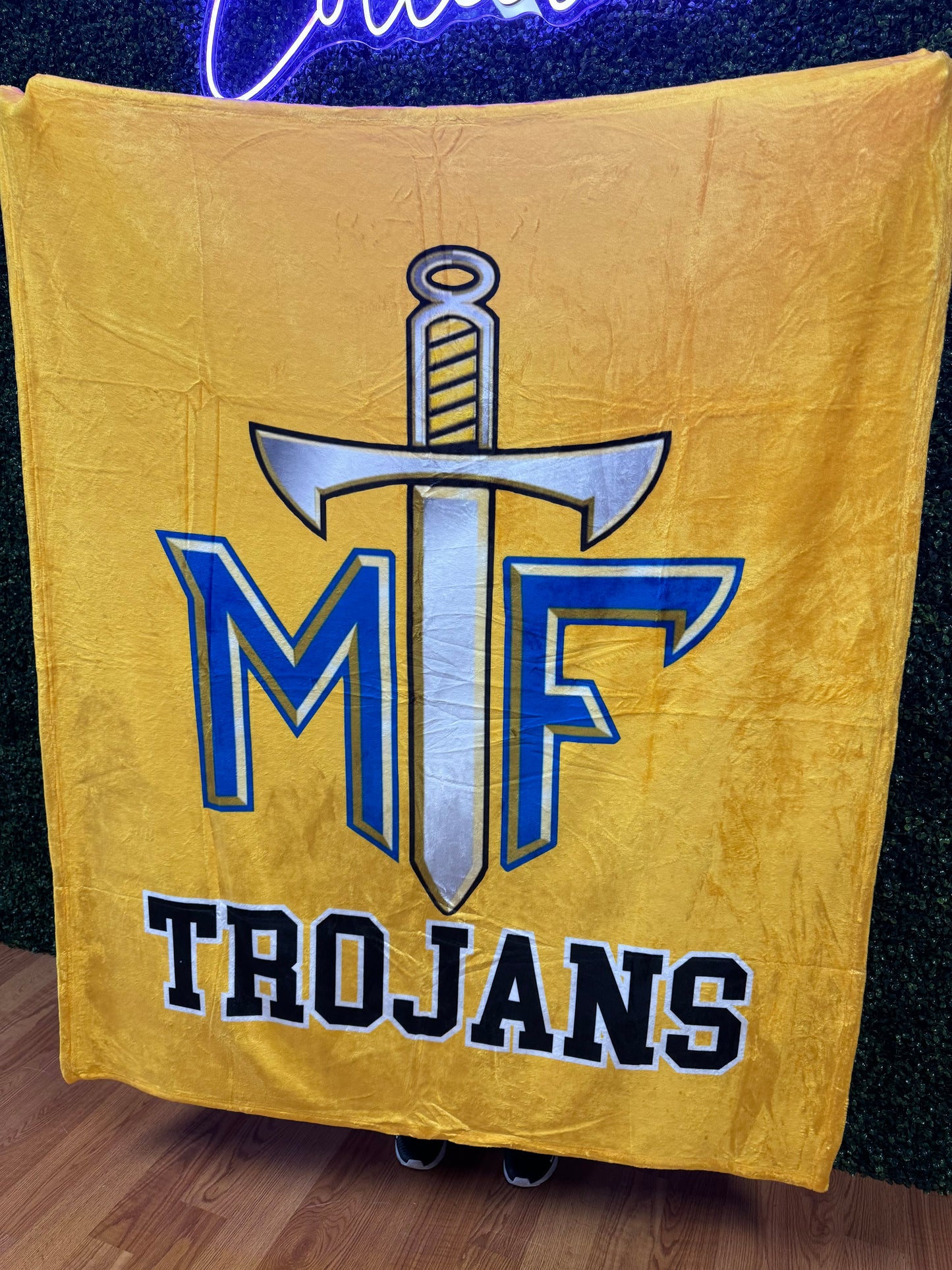Trojans Minky Blanket