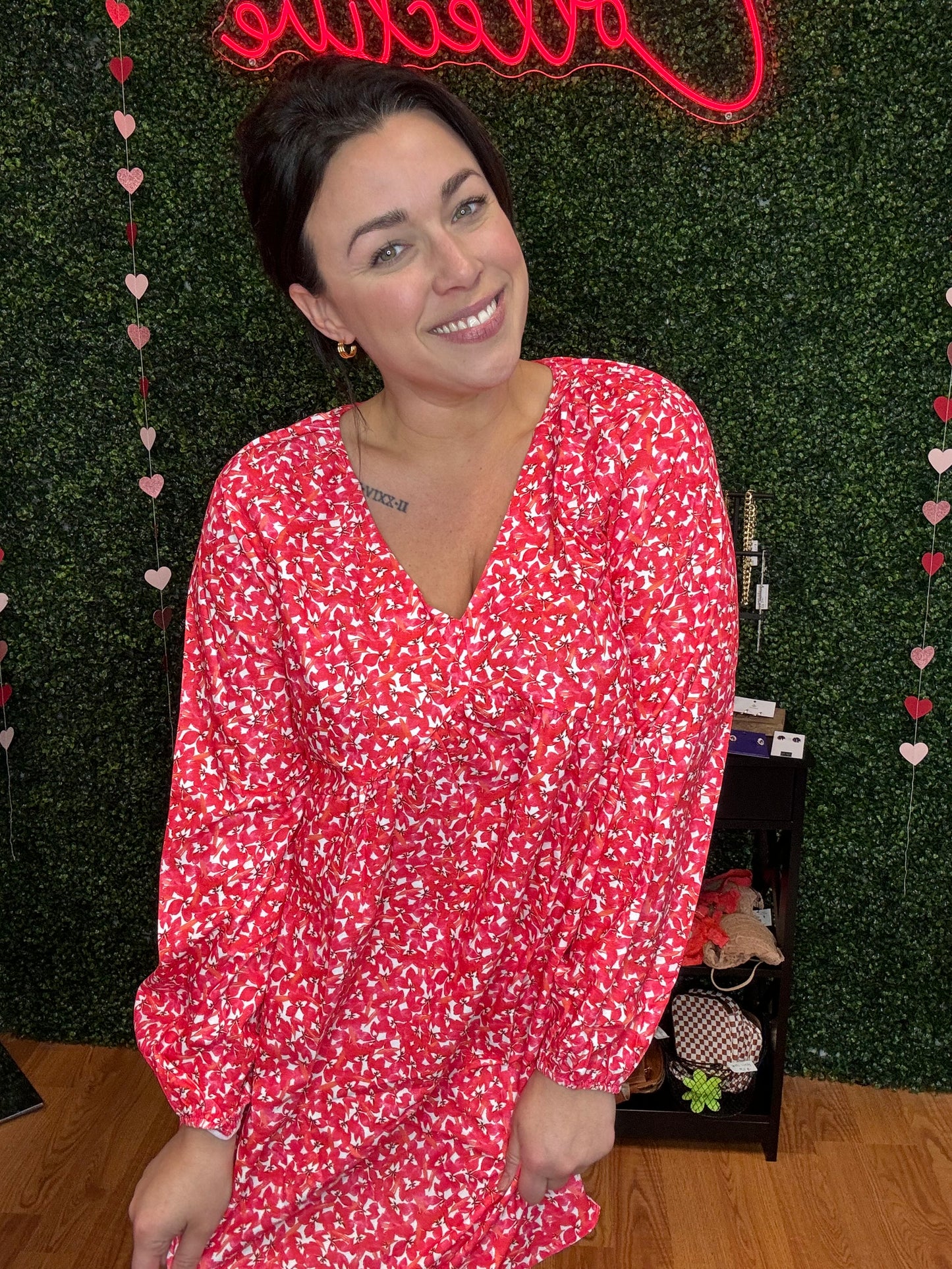 Throw It floral dress