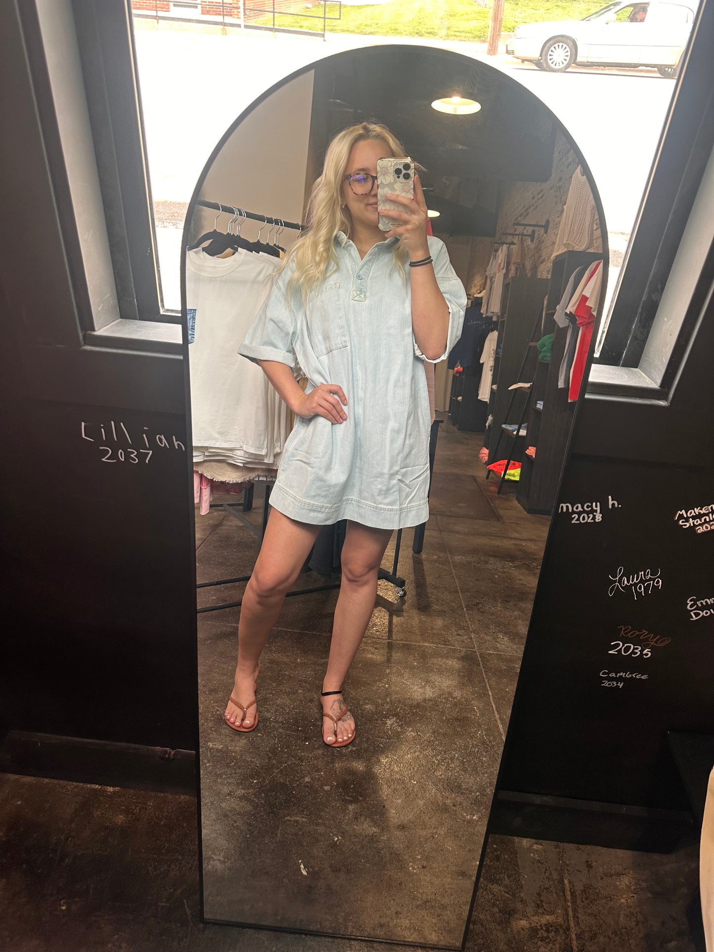 Tiny Dancer shirt dress