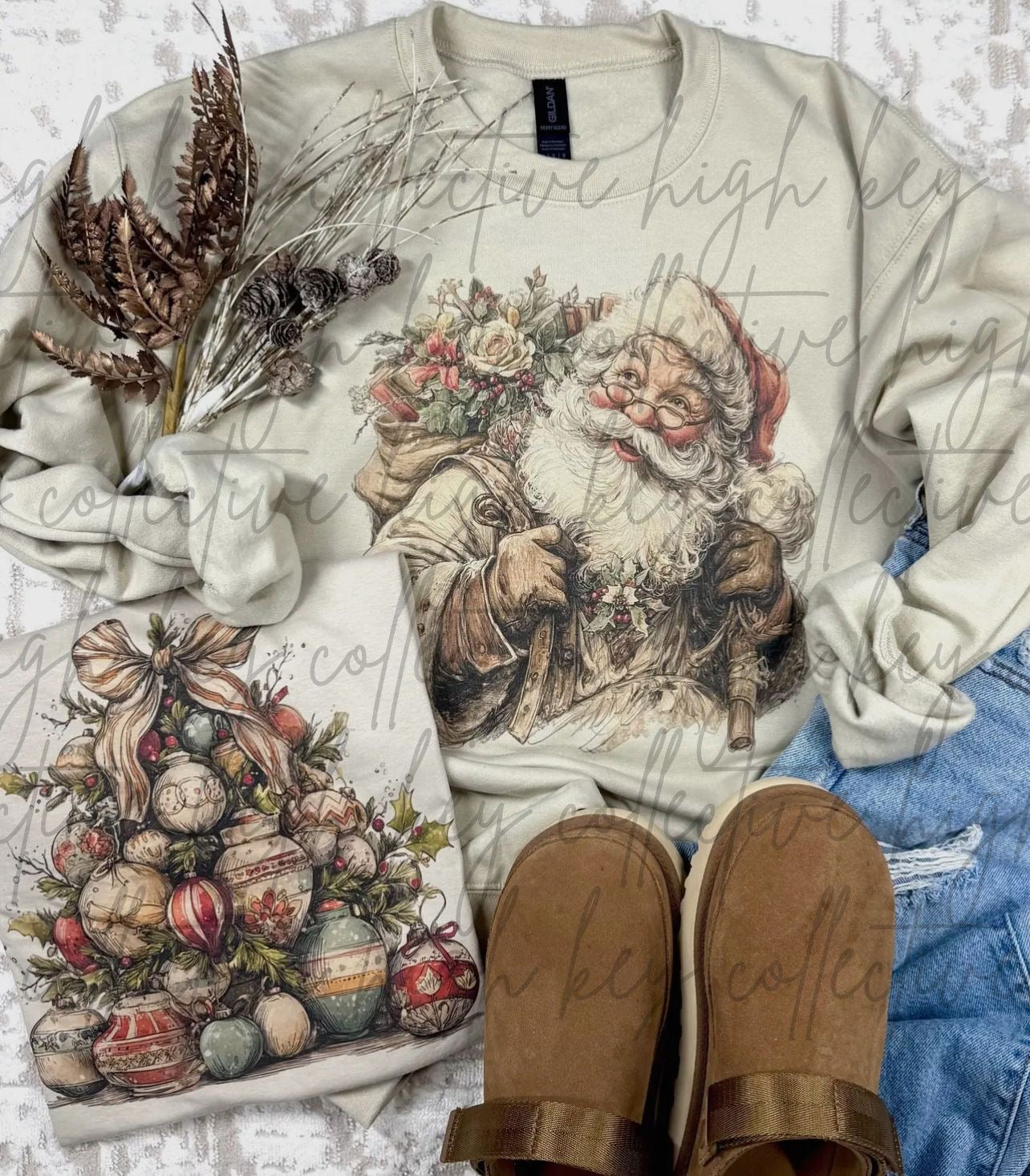 Vintage Santa/Tree PREORDER