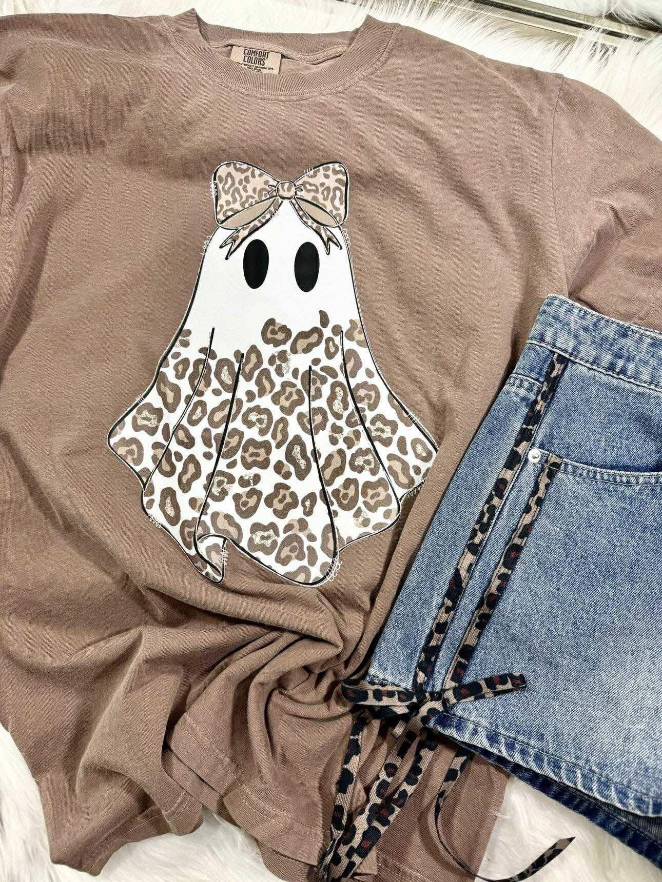 Leopard Boo Tee