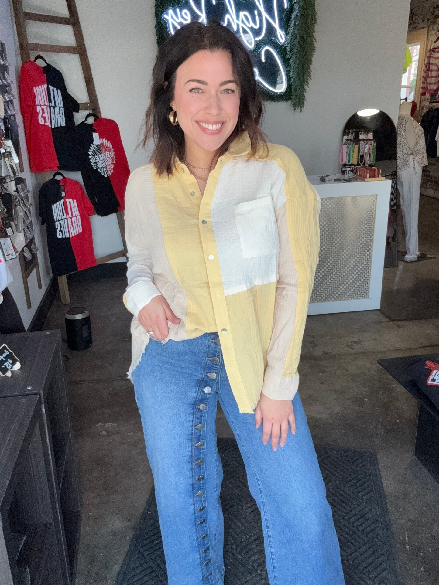 Making Lemonade Button Up