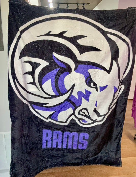 Shelbyville Rams Blanket