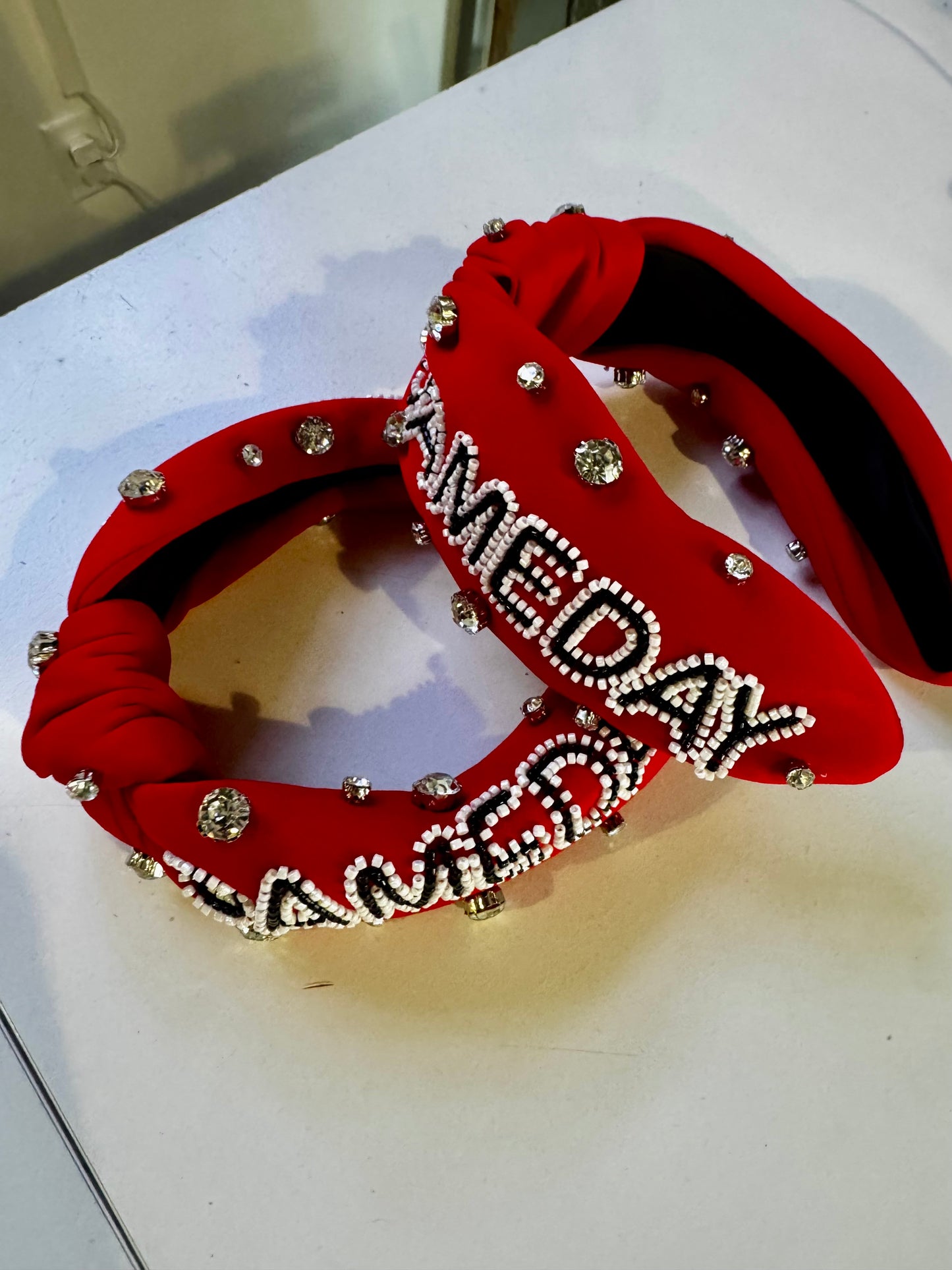 Red Gameday headband