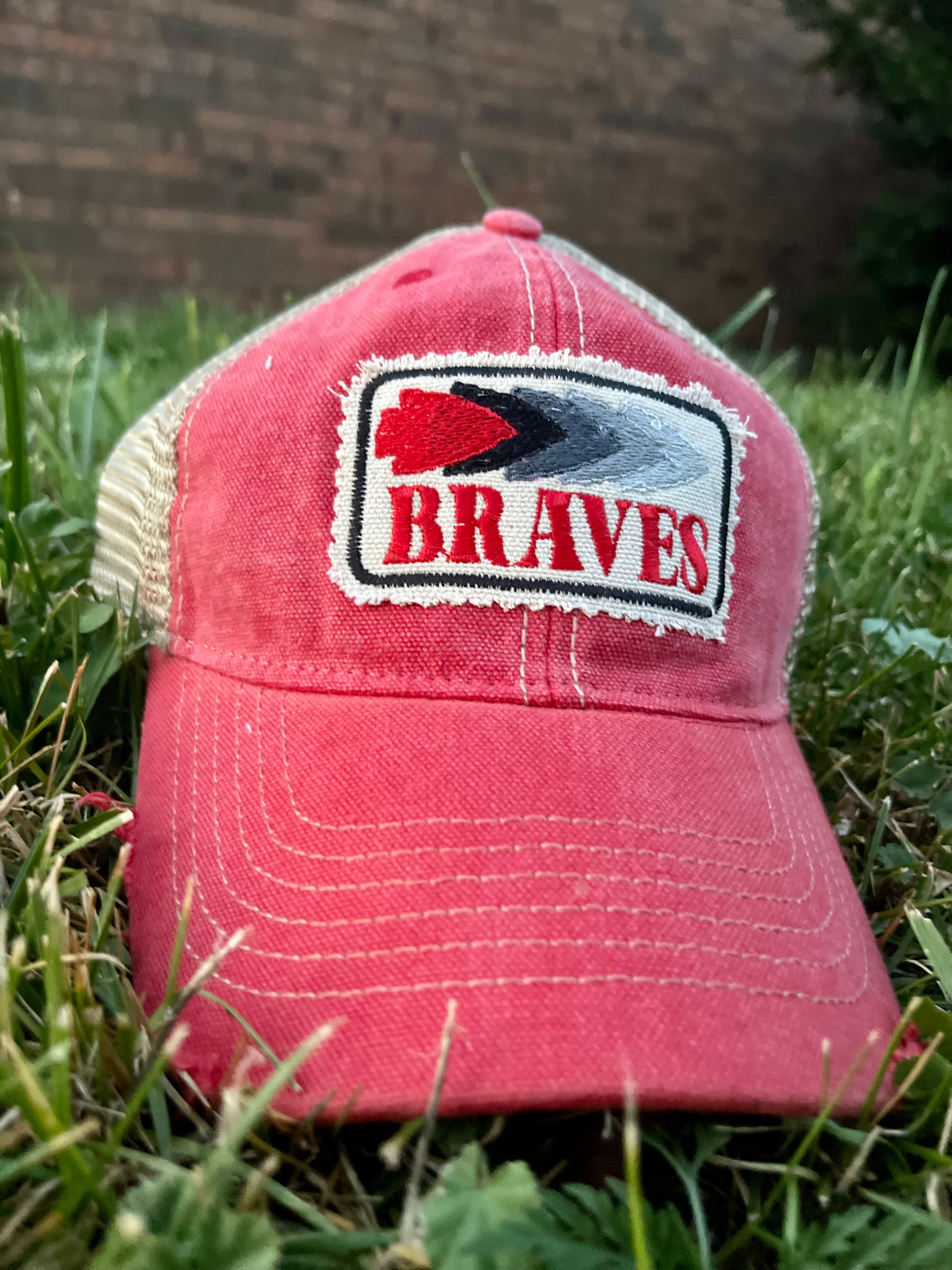 vintage braves hat