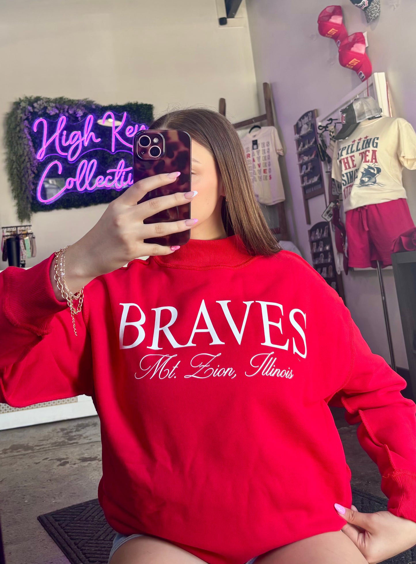 Braves MTZ mock sweatshirt