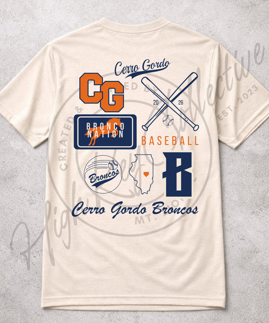 Broncos Heritage Collage - PREORDER