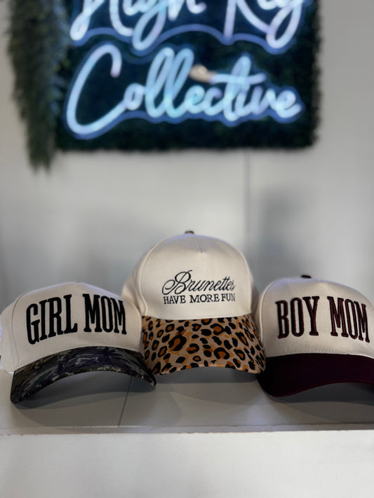 Trucker hat embroidered hat