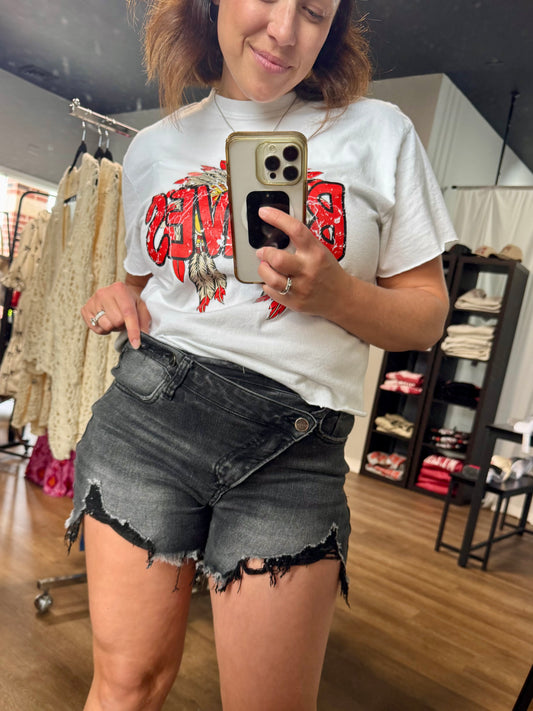 Back to Black Risen Denim Shorts