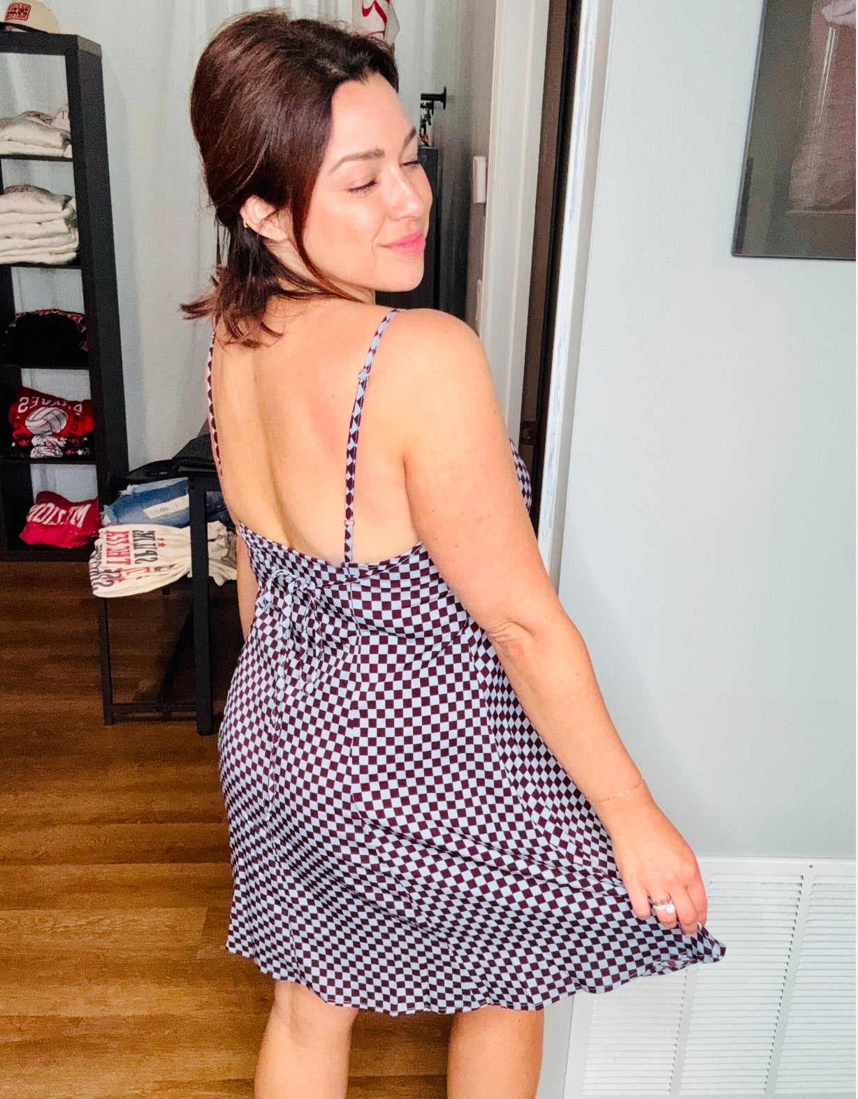 Check Yes dress