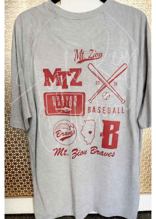 Braves Heritage Collage GREY PREORDER