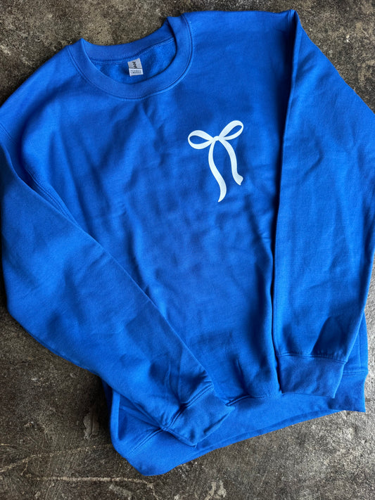 On Gamedays We Wear Blue Crewneck Sweatshirt (in stock)