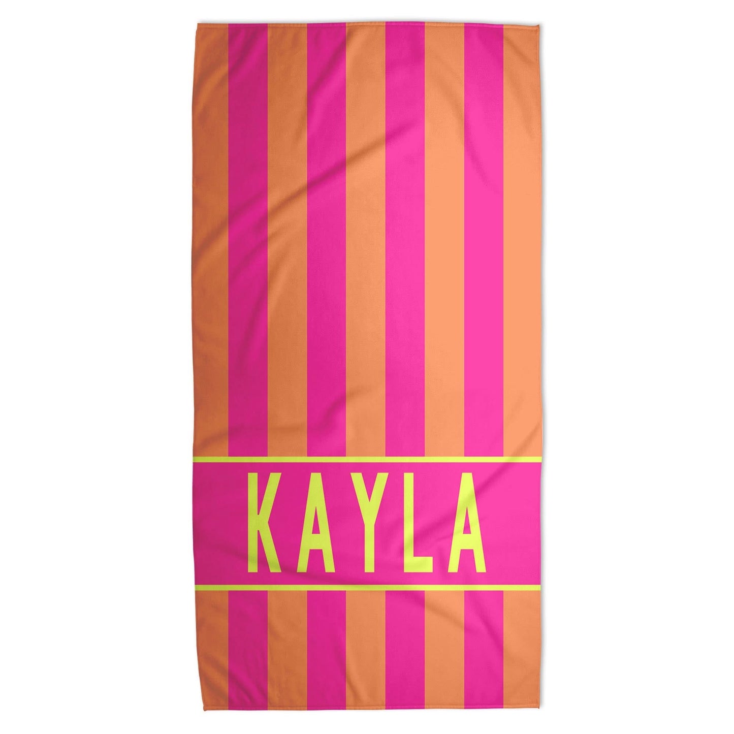 Personalized Cabana Beach Towel