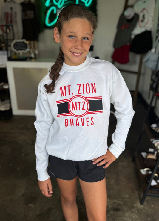 Youth- Braves strength HOODIE- (in stock)