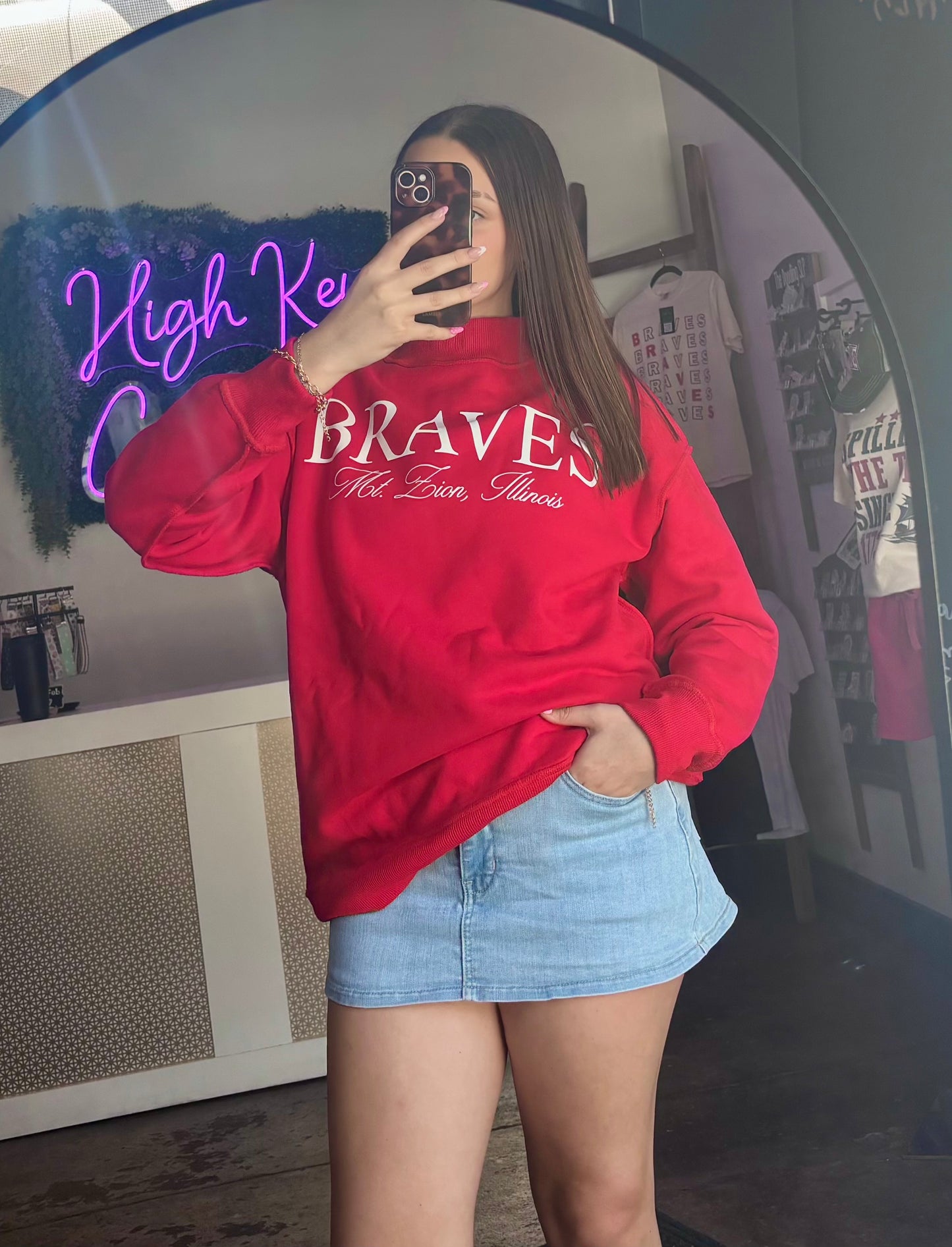 Braves MTZ mock sweatshirt