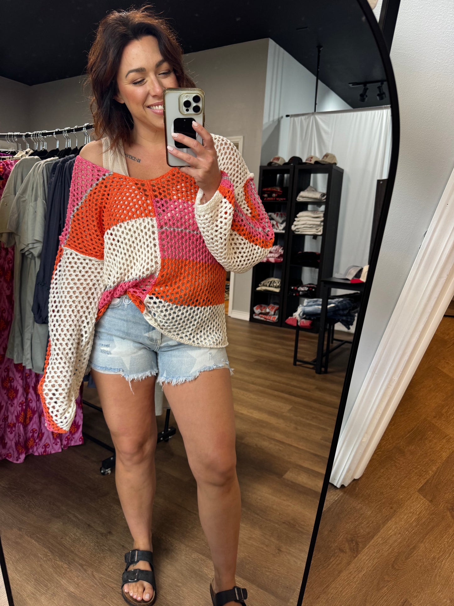 The Middle knit top