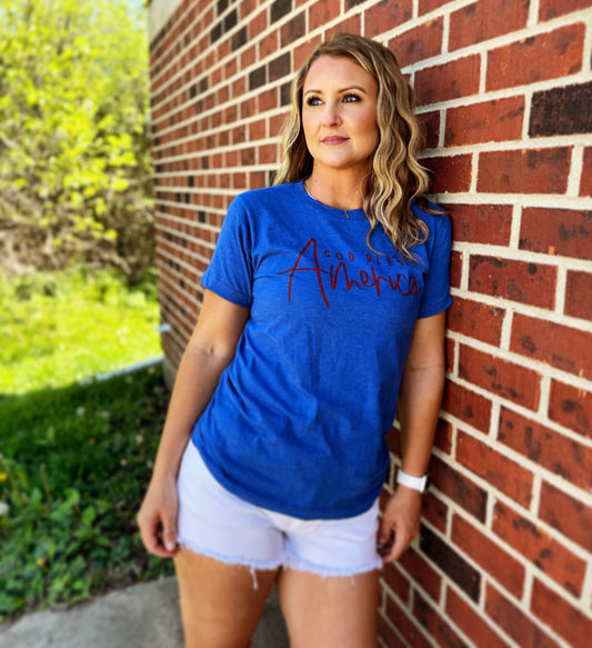 God Bless America tee