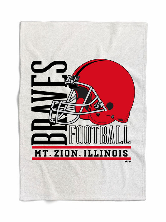 Braves FOOTBALL blankets (preorder)