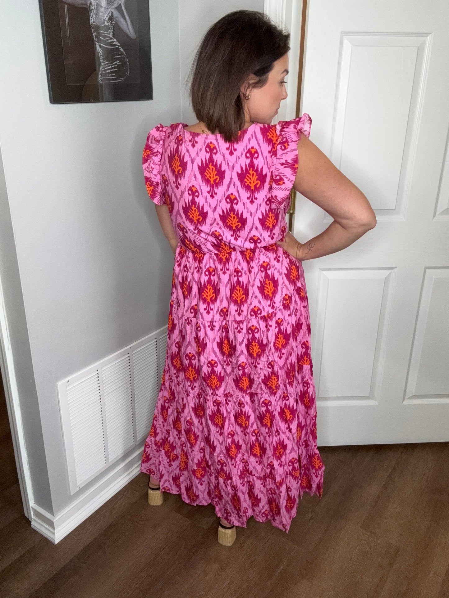 Coral Vogue Dress