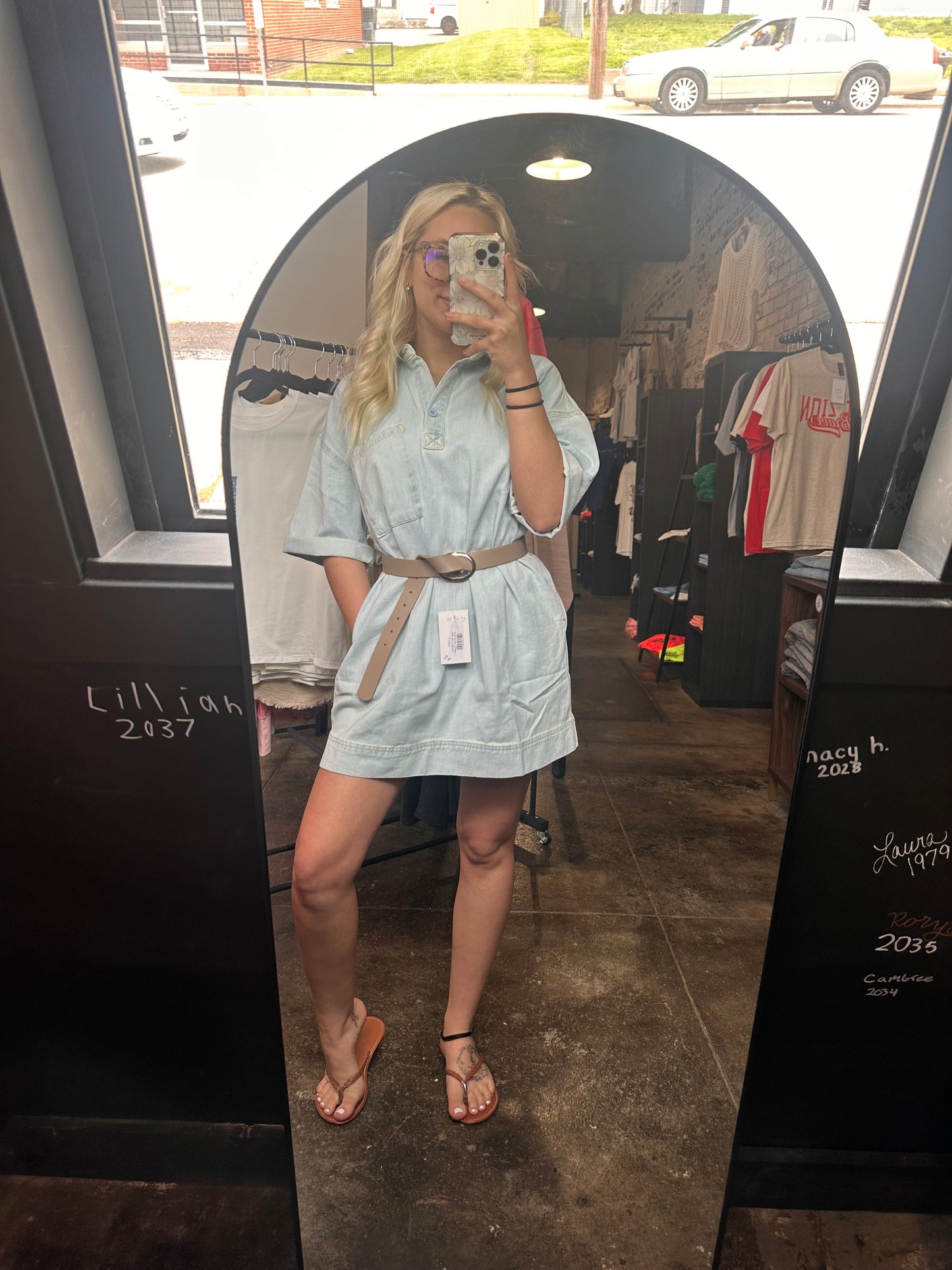 Tiny Dancer shirt dress
