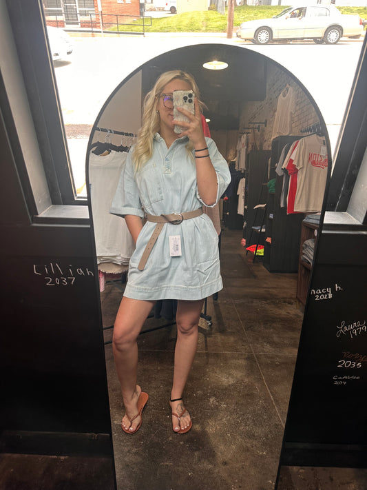 Tiny Dancer shirt dress