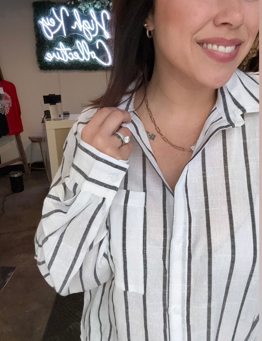 Something Bad Button Up