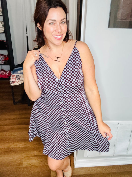 Check Yes dress
