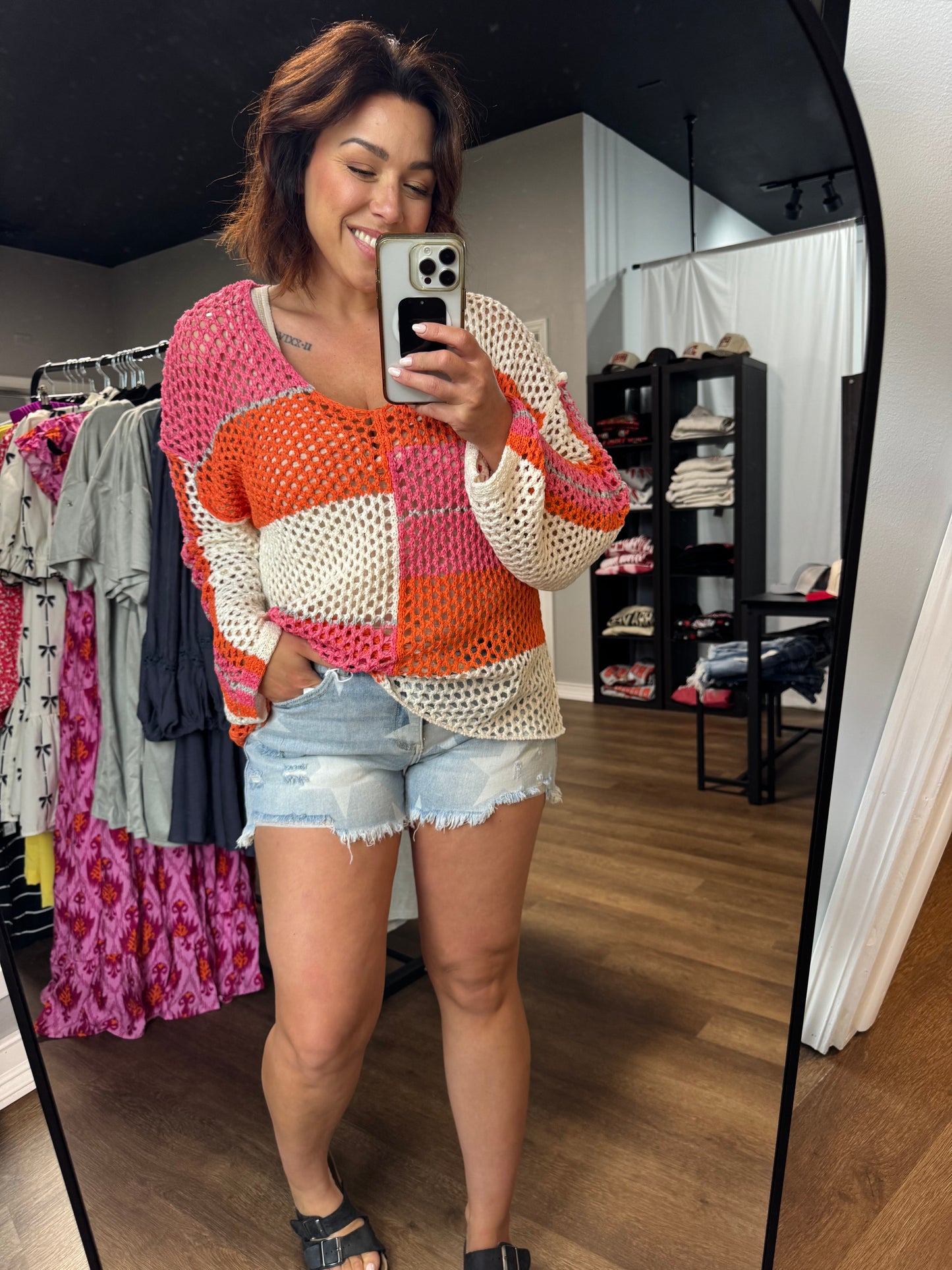 The Middle knit top