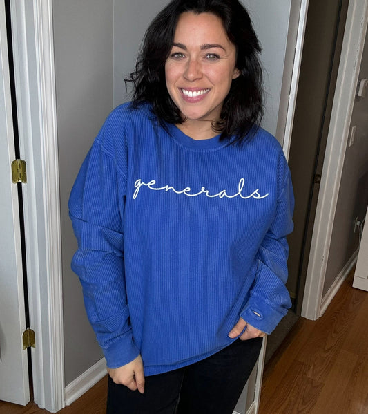 In Stock* Rally Comfy Cord Royce Sweatshirt