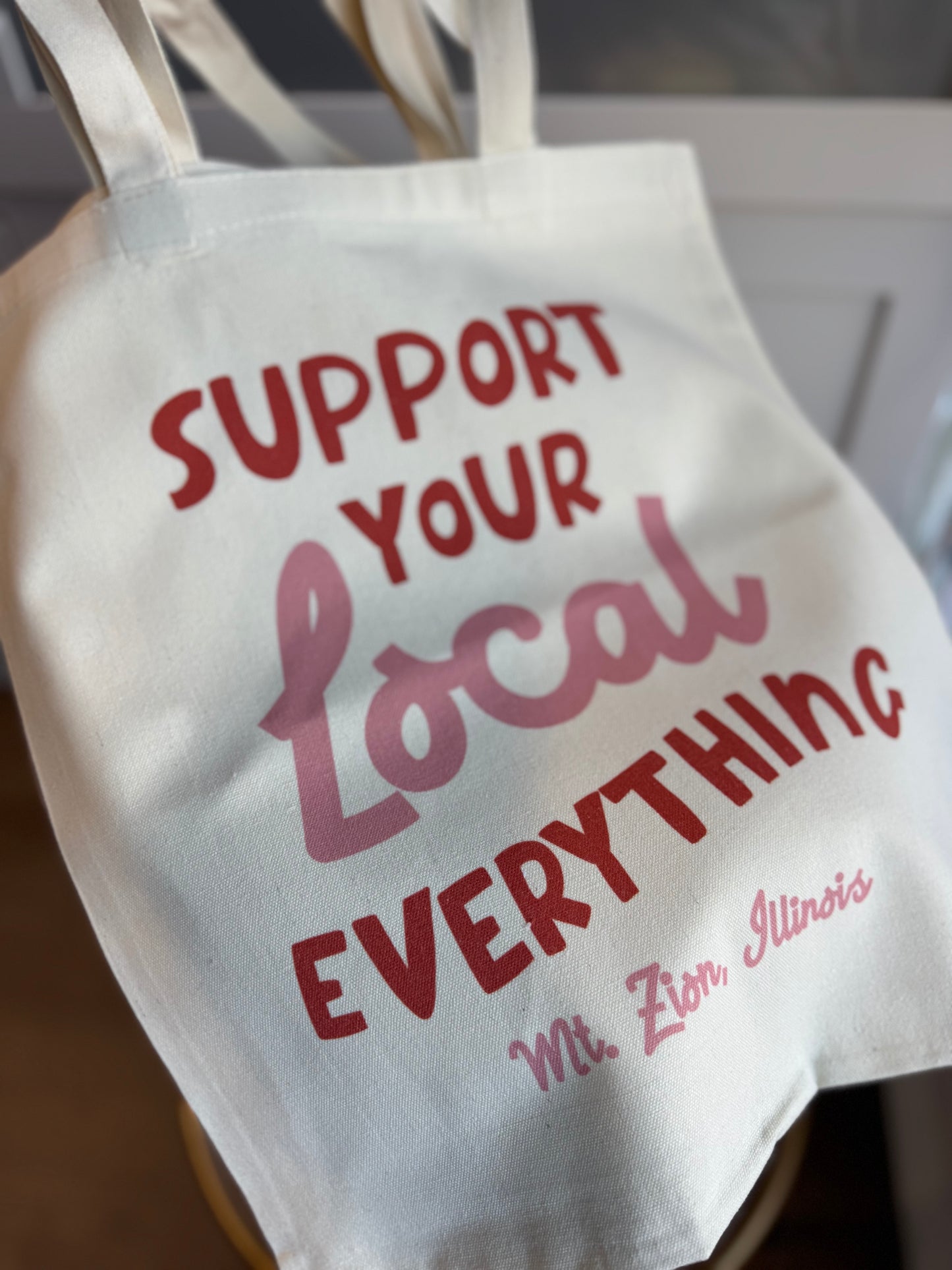 “Support Local” canvas bag