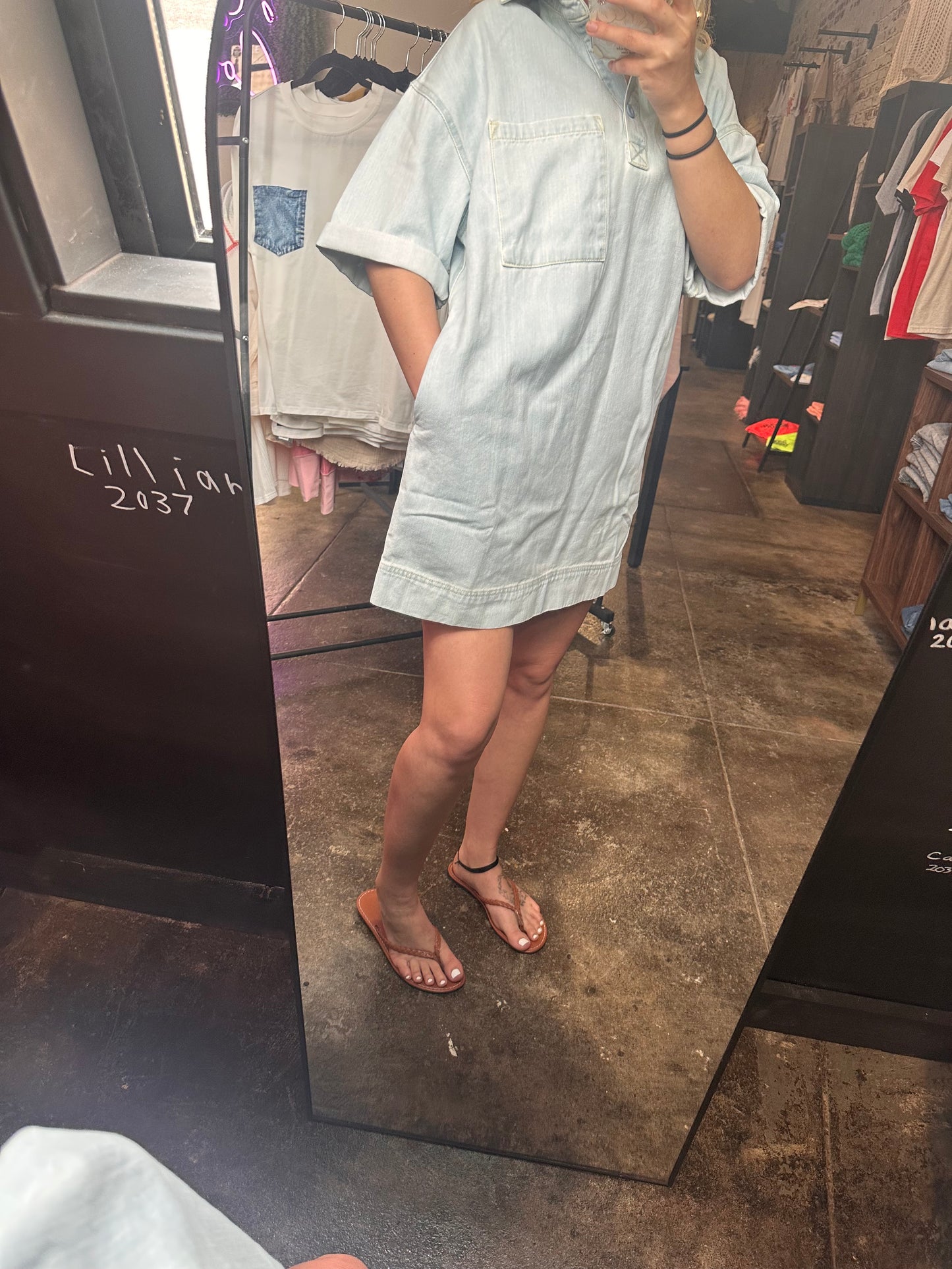 Tiny Dancer shirt dress