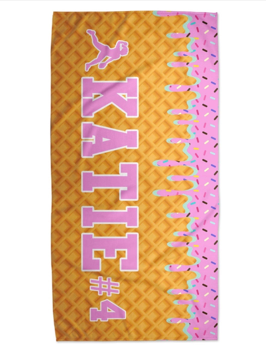 Personalized Drip Beach Towel