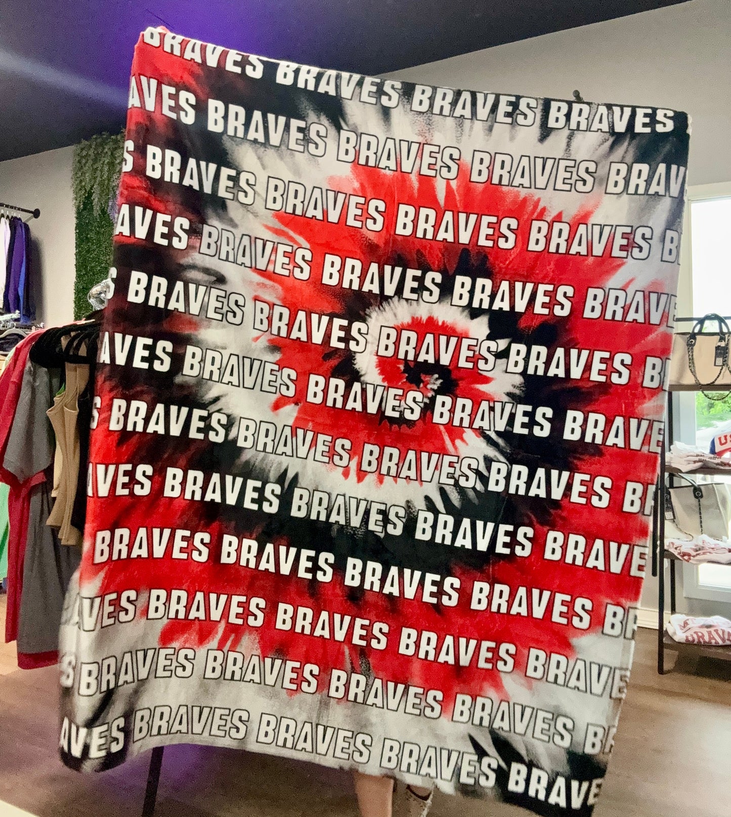 Braves Minky Blanket