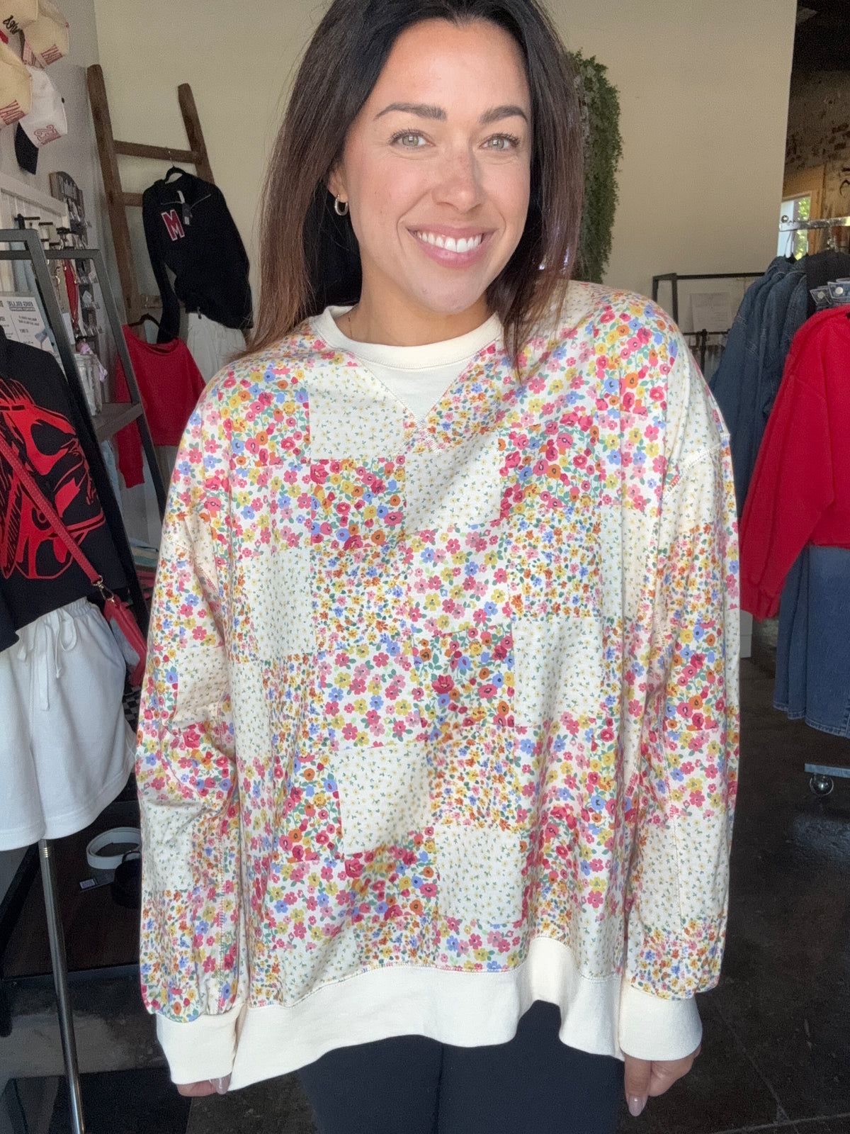 Floral sweatshirt