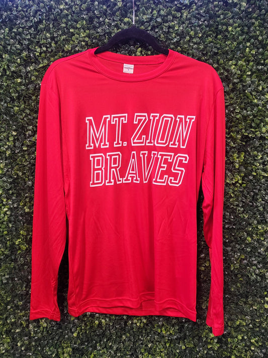 Braves Outline Anthem Long Sleeved