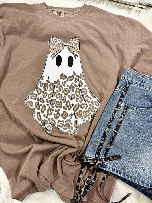 Leopard Boo Tee