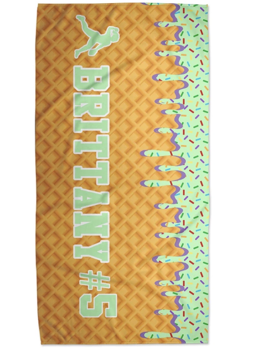 Personalized Drip Beach Towel