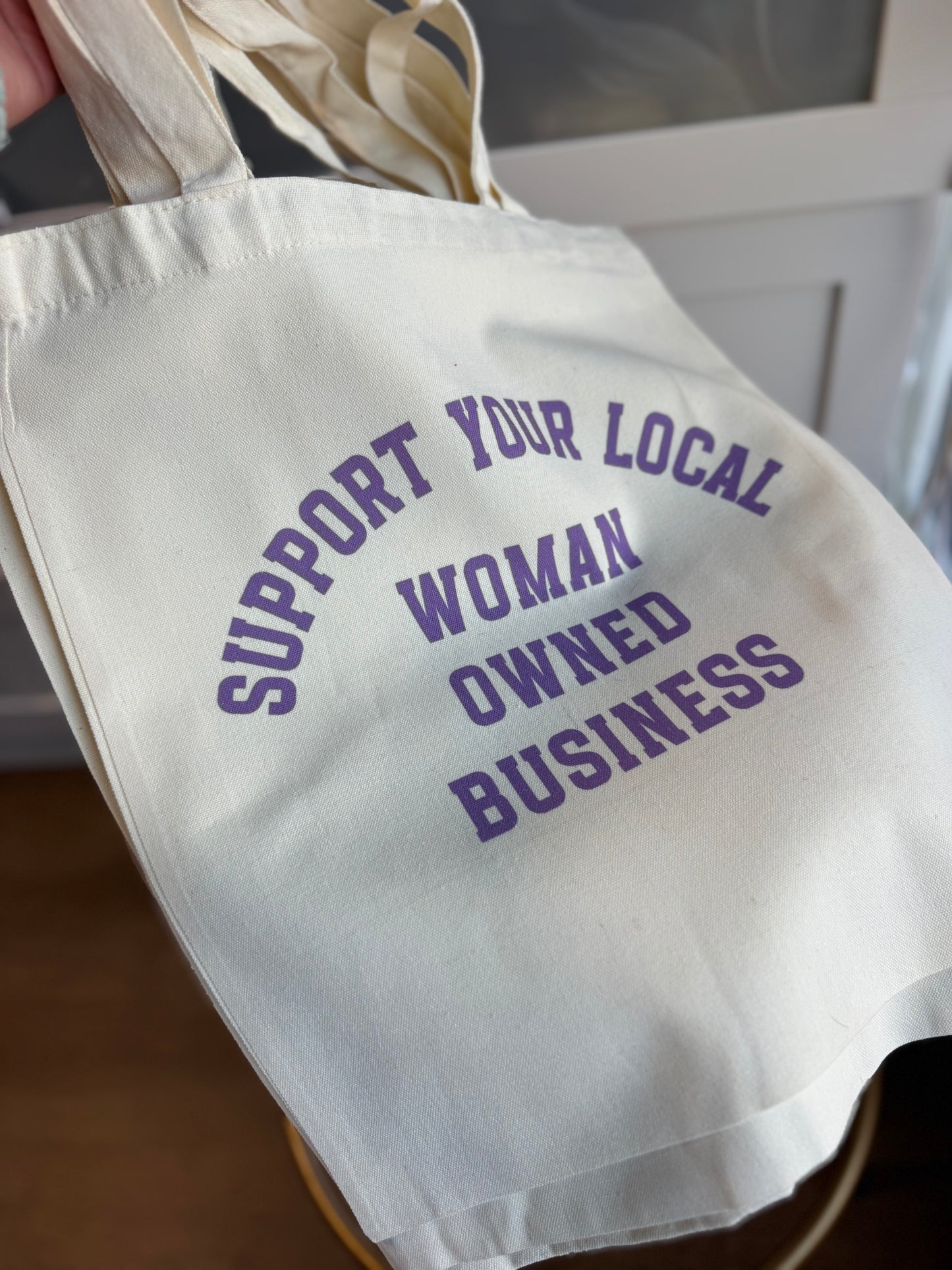 “Support Local” canvas bag