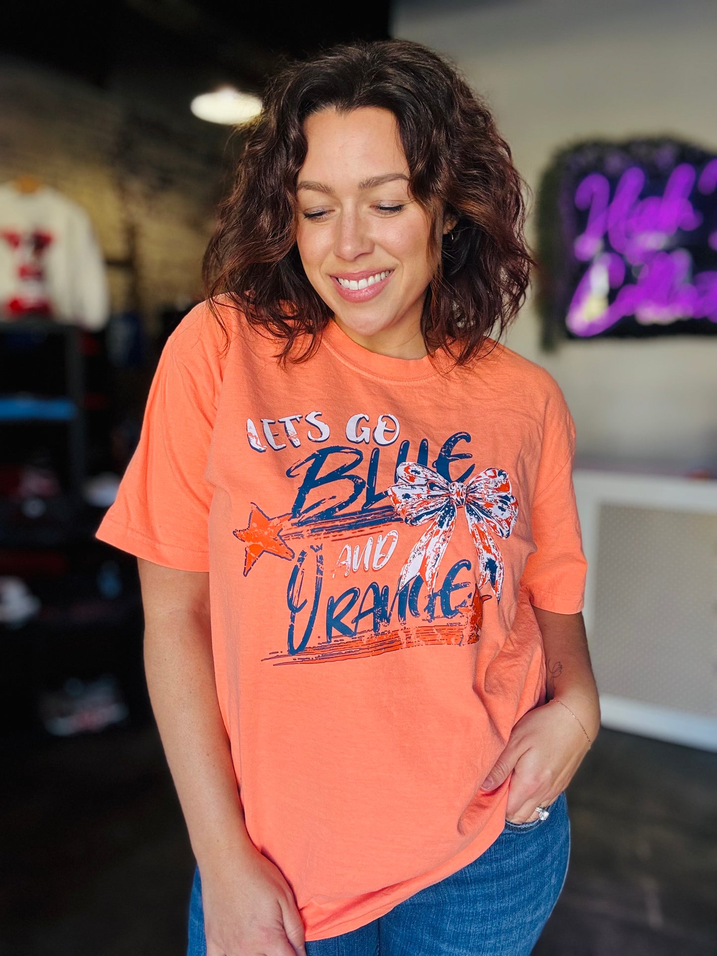 Go Orange & Blue Tee(preorder)