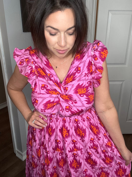 Coral Vogue Dress