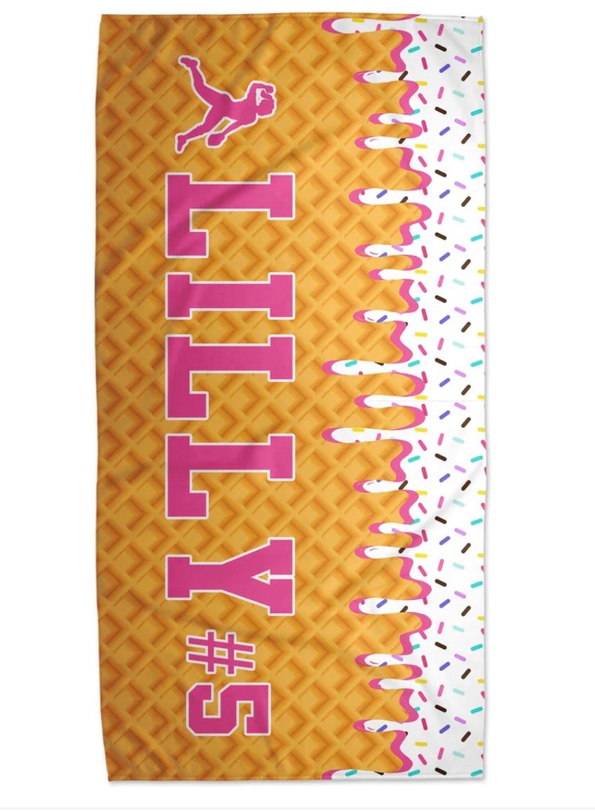 Personalized Drip Beach Towel