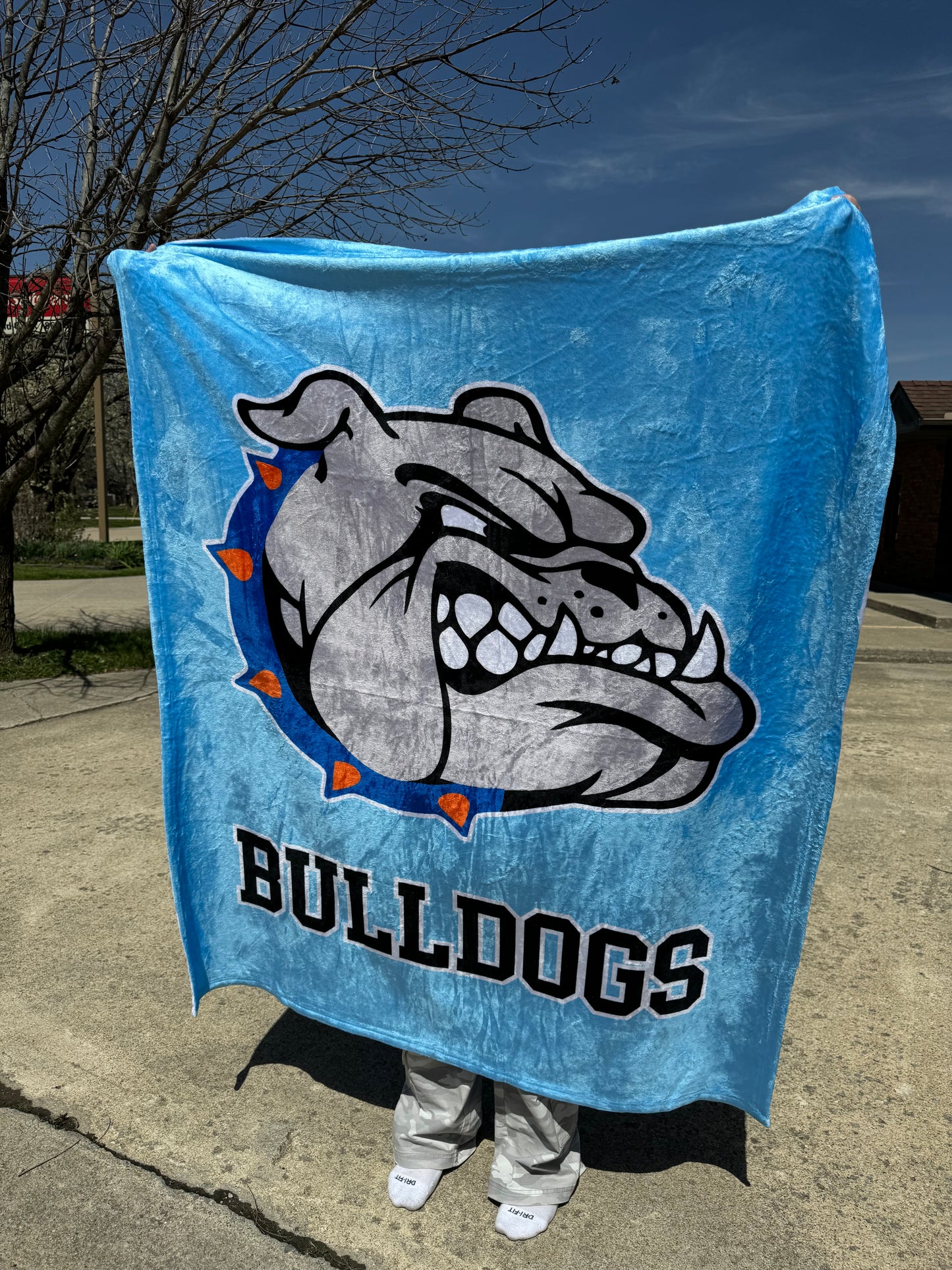 Bulldogs Minky Blanket