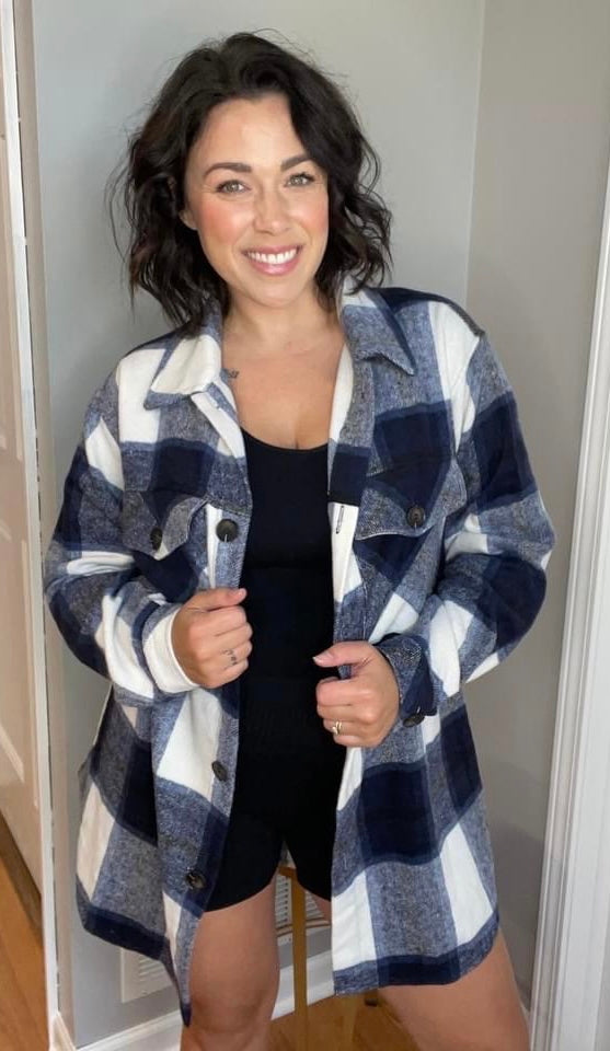Sweet Ever After Flannel Top