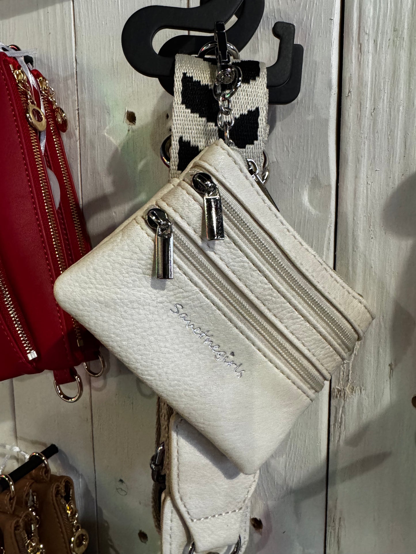 Save The Girls crossbody coin bag