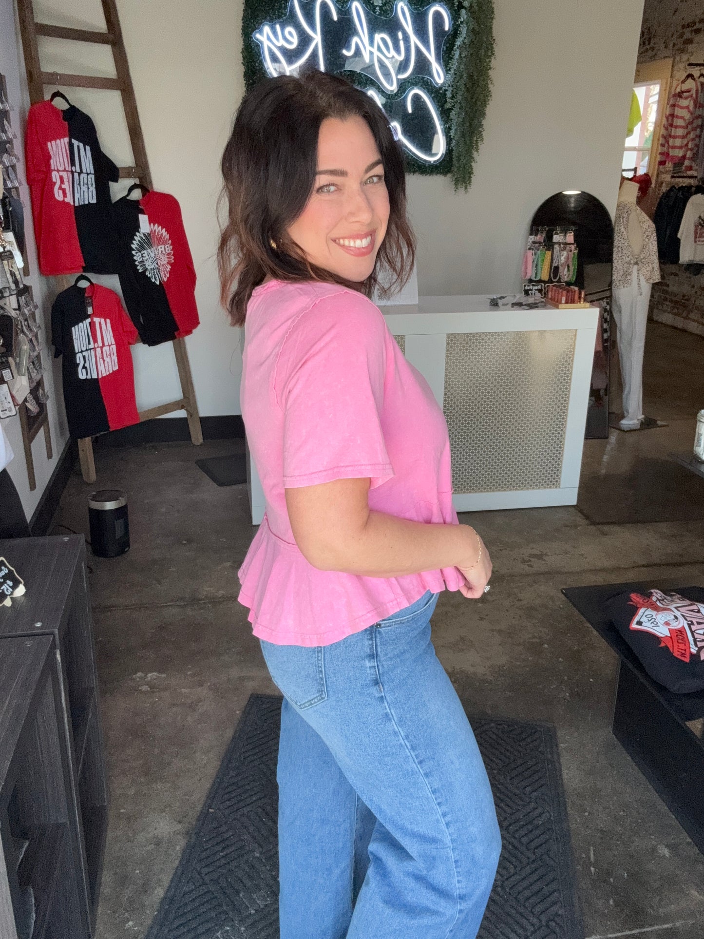 The Truth Pink Top