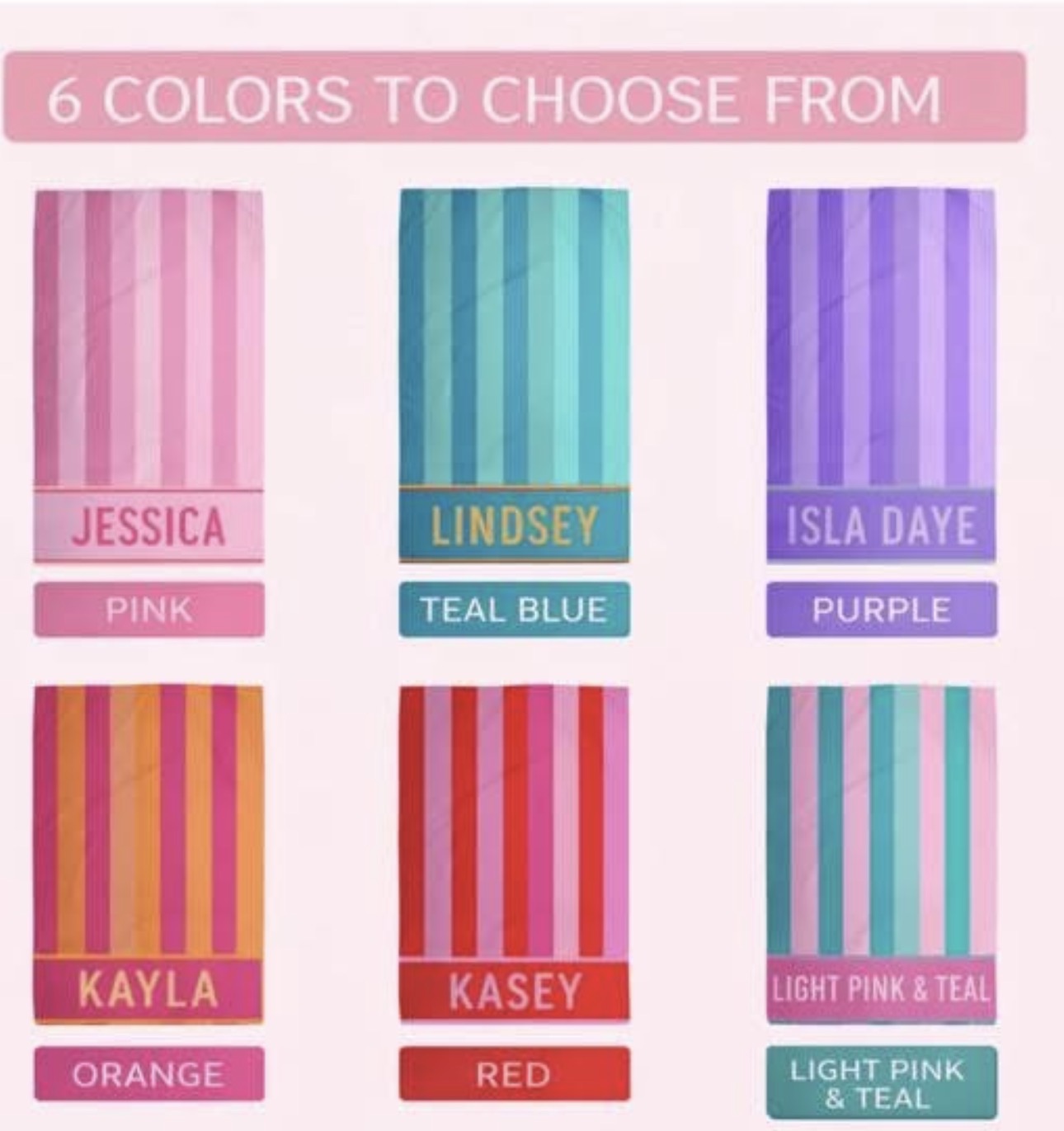 Personalized Cabana Beach Towel